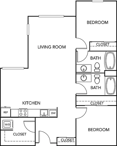 Floor plan Beacon D4