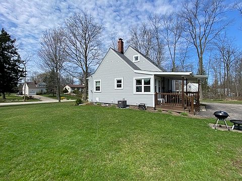 Right side of house