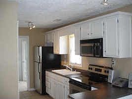 New, modern kitchen with stainless steel appliances!