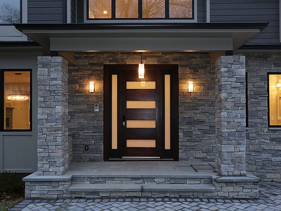 STUNNINGMAHOGANY SMART ENTRY