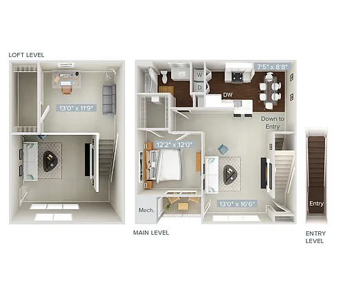 Floor plan A2L-1180-408