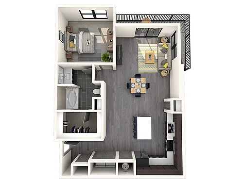 Floor plan 1B-1