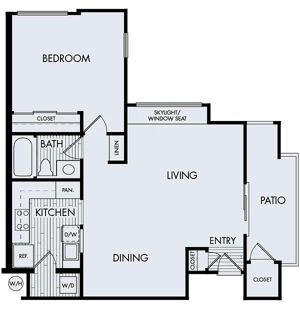 Floor plan Creekside Village Plan 1B