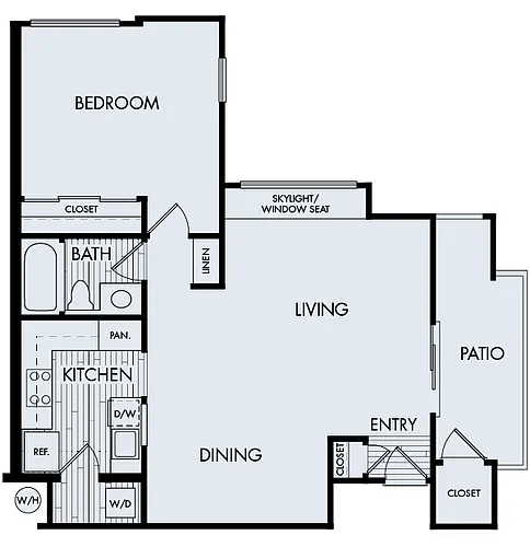 Floor plan Creekside Village Plan 1B