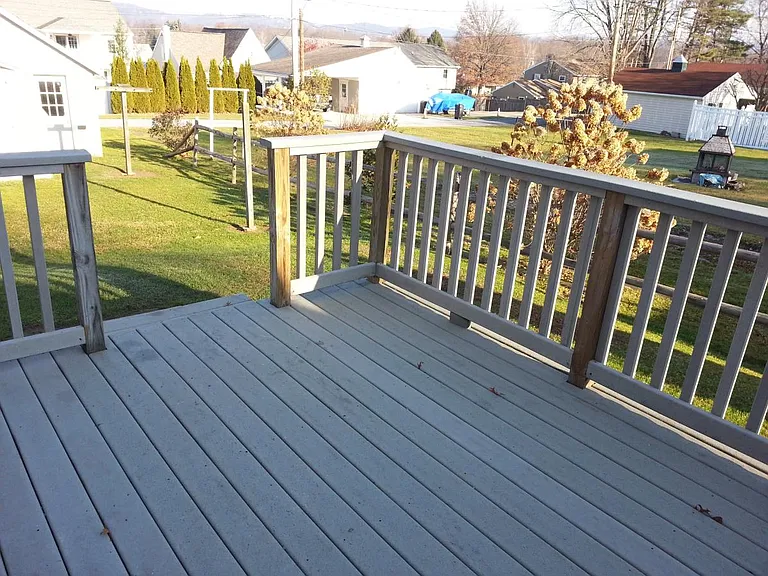 Rear deck