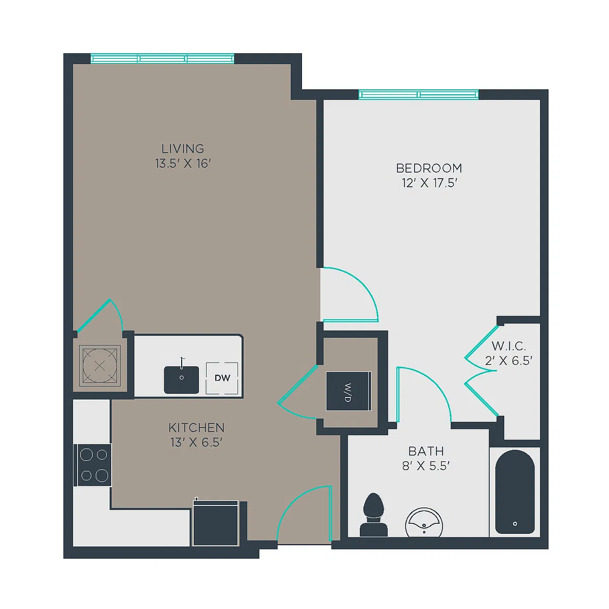 Floor plan 1F-HC