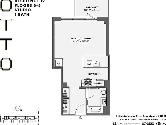 2nd image of 211 McGuinness Blvd APT 412