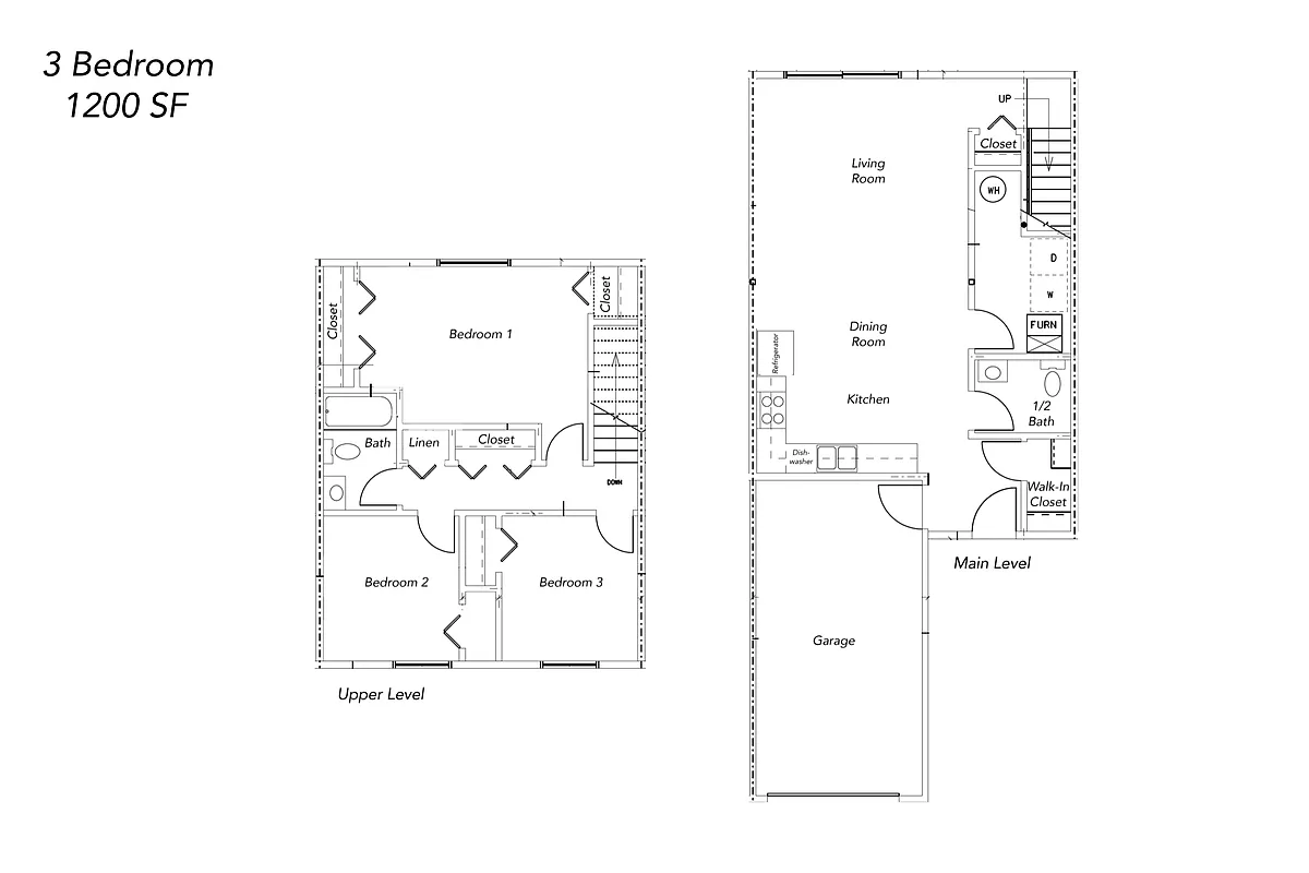 Floor plan Three Bedroom