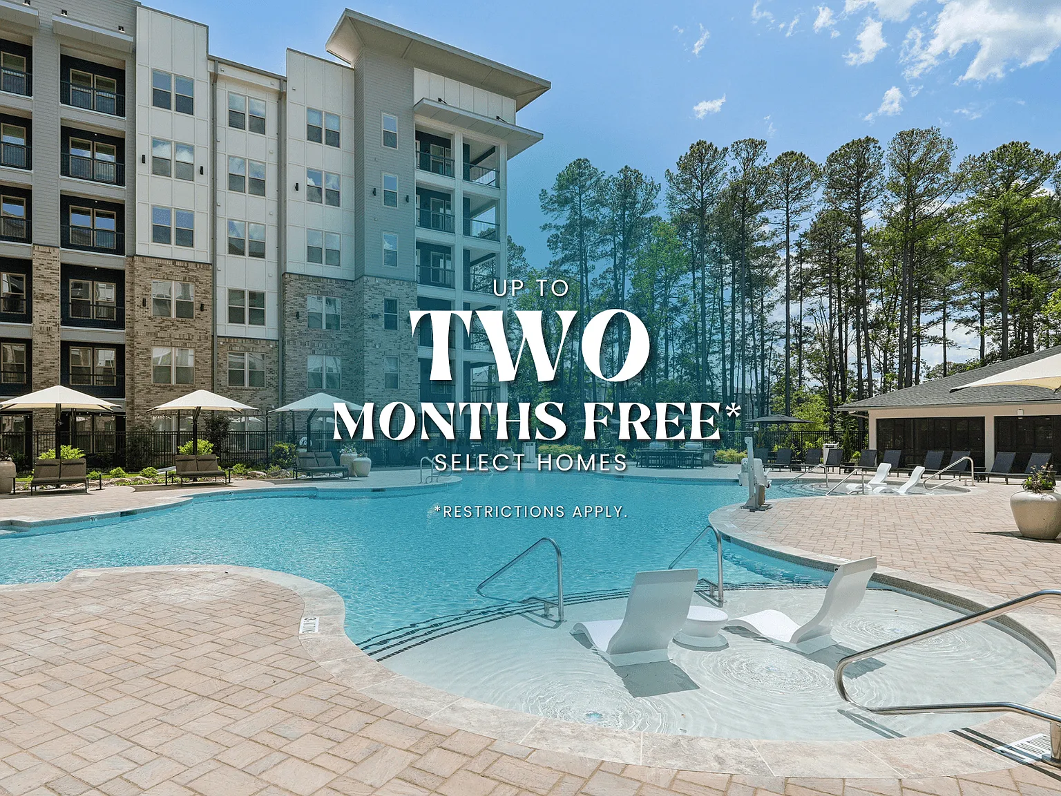 Salt-Water Pool - Resort-style pool with sun shelf, cabanas and grills for relaxing and entertaining close to home.