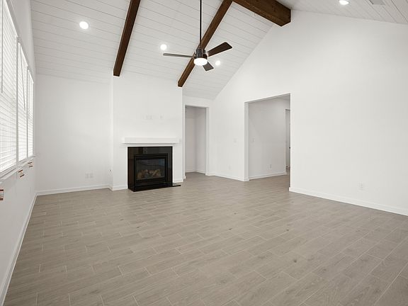 Great room with fireplace