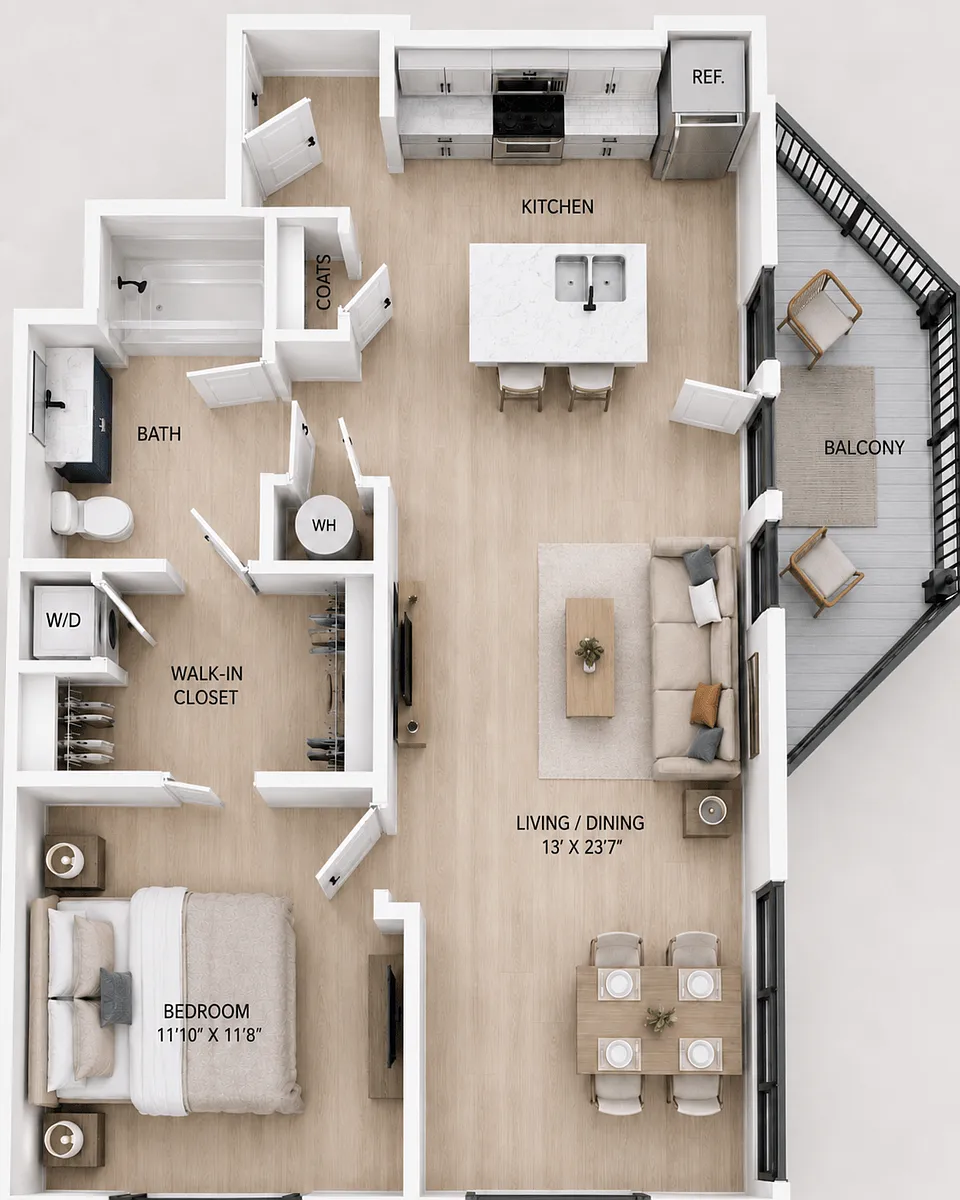 Floor plan 1B2