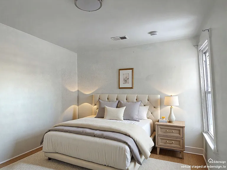 bedroom virtually staged