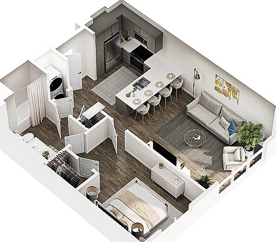 Granger 1 Bedroom Floor Plan Granger 1 Bedroom Floor Plan