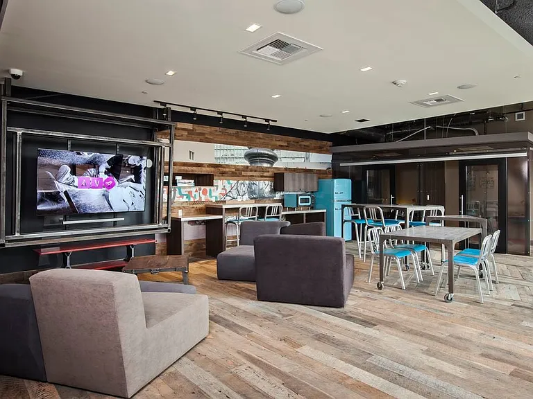 Chill Lounge with flat screen televisions and common area seating
