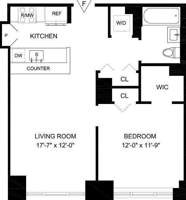 2nd image of 160 W 62nd St APT 4F