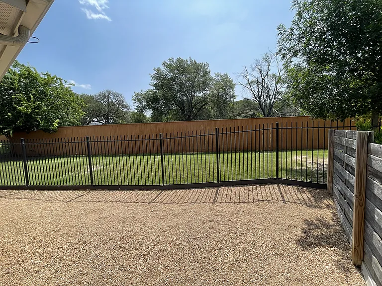 Fenced Back Yard Abuts to Greenbelt