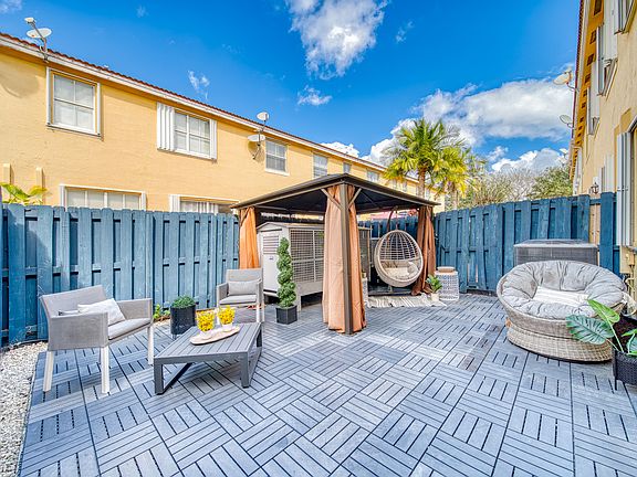 Big Patio with newly installed floors