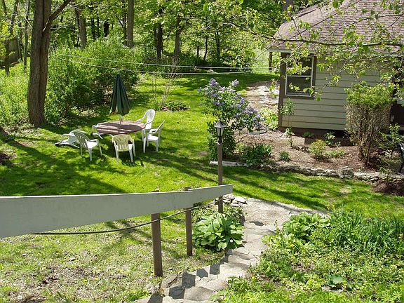 View from upper yard