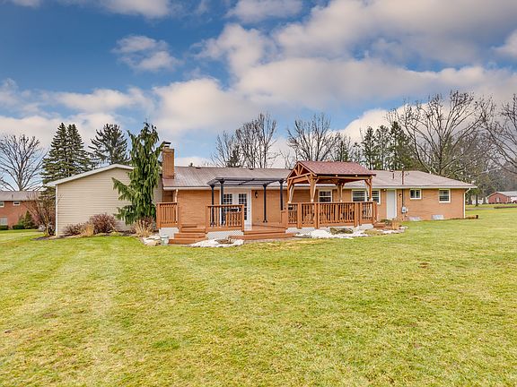 Large private backyard