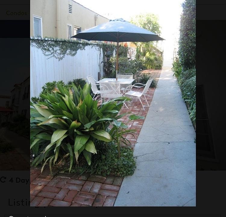 Patio with outdoor seating.
