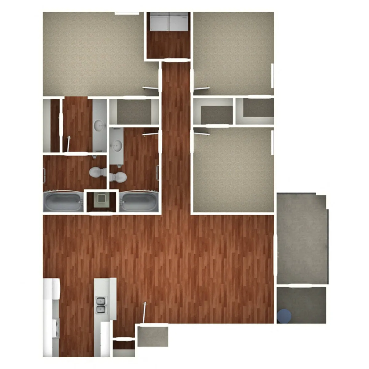 Floor plan 3 Bedroom