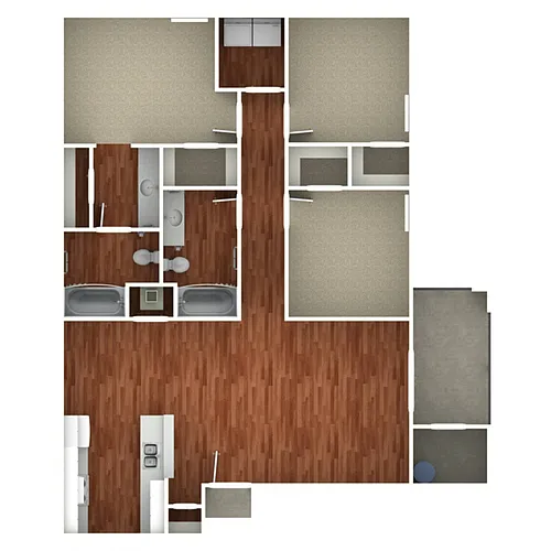 Floor plan 3 Bedroom