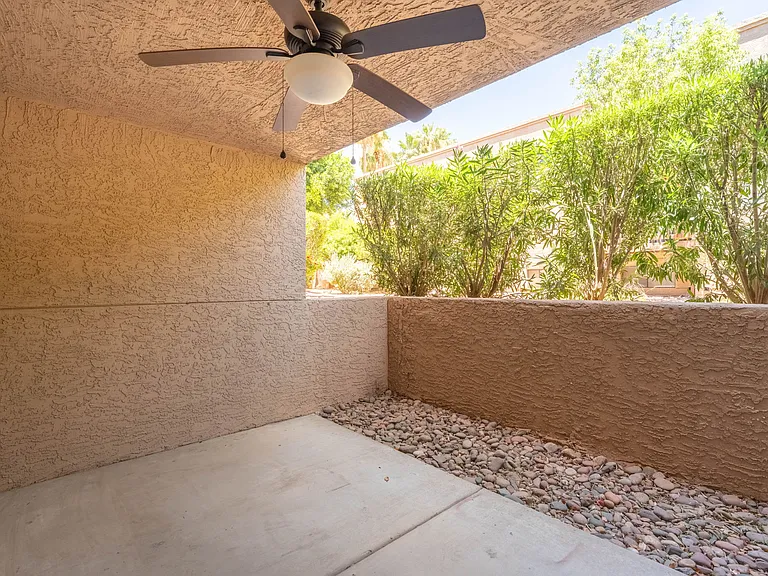 Private patio