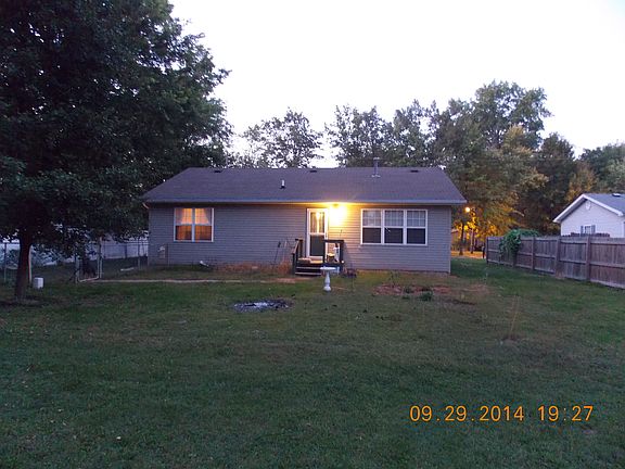 Rear of house