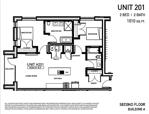 Floor plan A-201