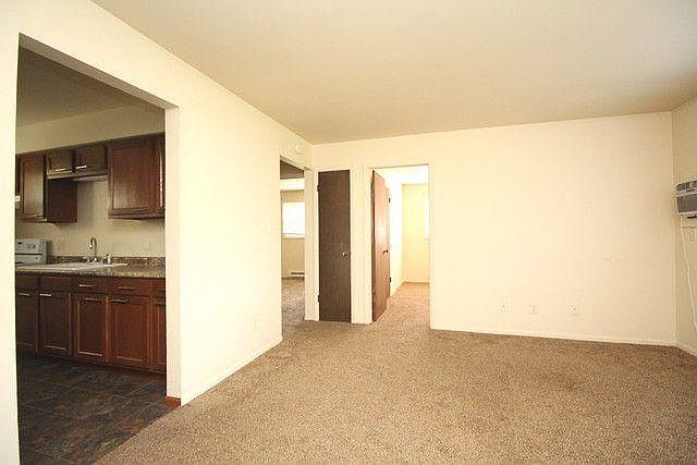 Big, bright, warm living room with plenty of natural light!