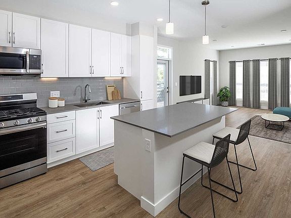 Phase II Apartment Home Kitchen and Living Areas