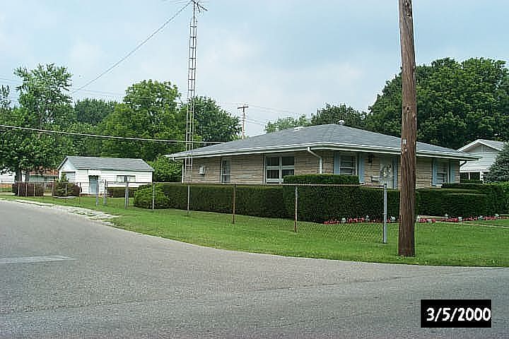 Front of home on corner lot