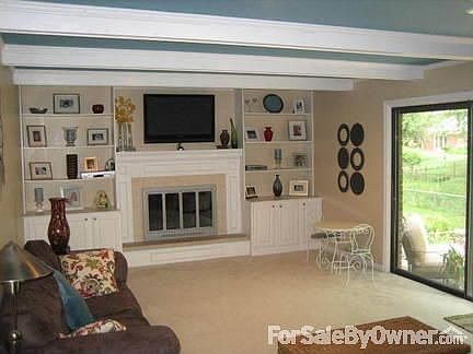 Great Room with built-ins