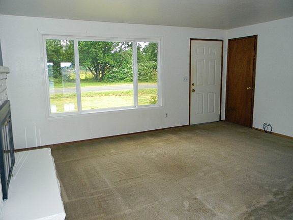 Across the street is a field where occasionally the horses wander past and can be seen from the living room window.