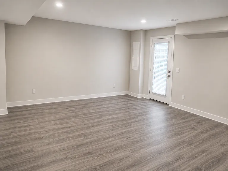 Bonus room leading to backyard