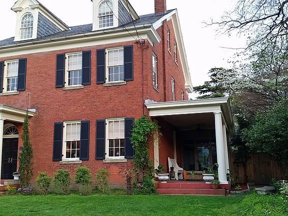 Front exterior garden side
