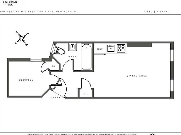 2nd image of 340 W 49th St #4RE4