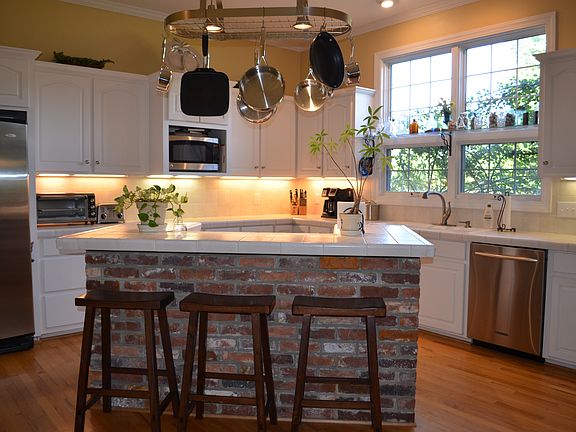 Kitchen with custom island
