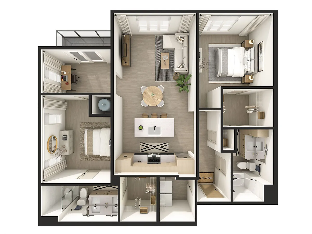 Floor plan Plum 2.2