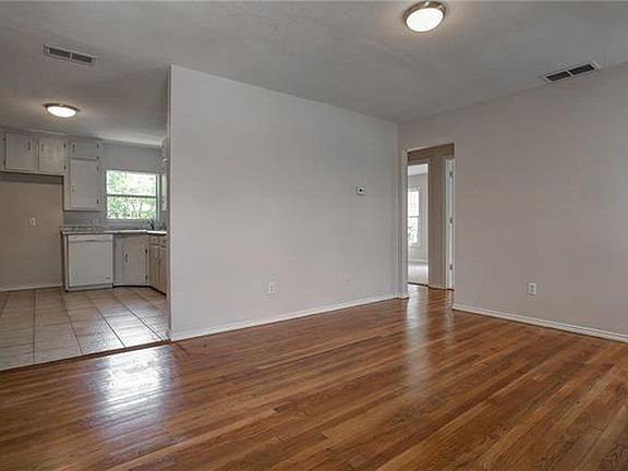 living room looking into kitchen