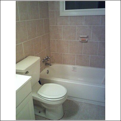 Bathroom all new w/ tile