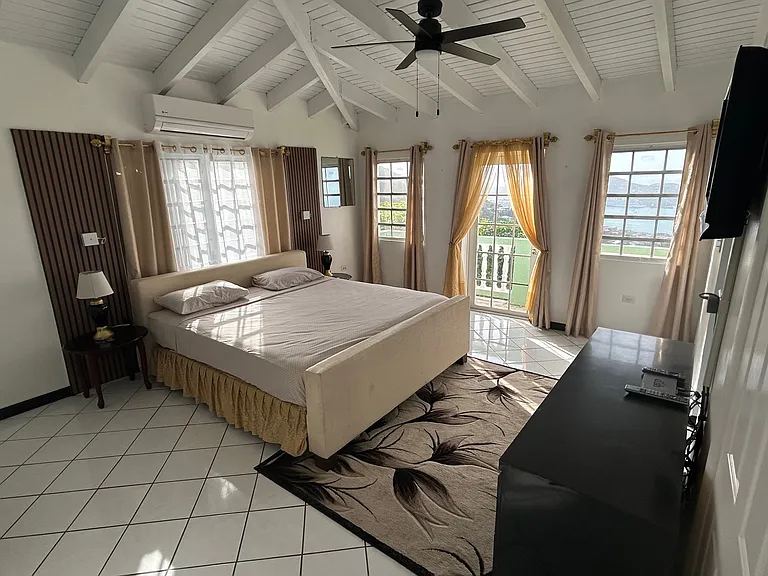 Spacious Master Bedroom with large walking closet
