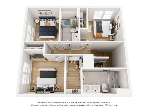 Floor plan Townhome C1