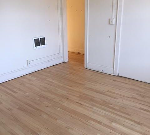 Hardwood maple floors- part of Living room