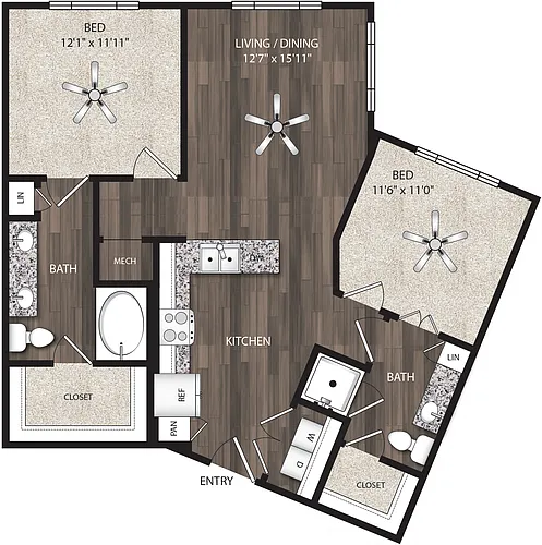 Floor plan B1