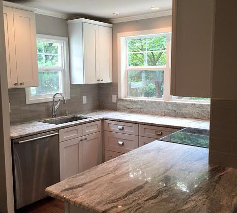 Marble counters, custom kit