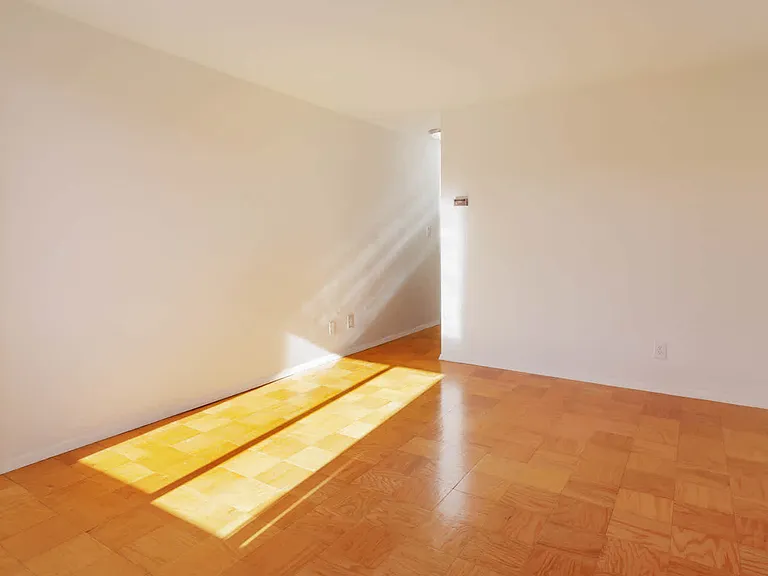 Bedroom with Parquet Flooring