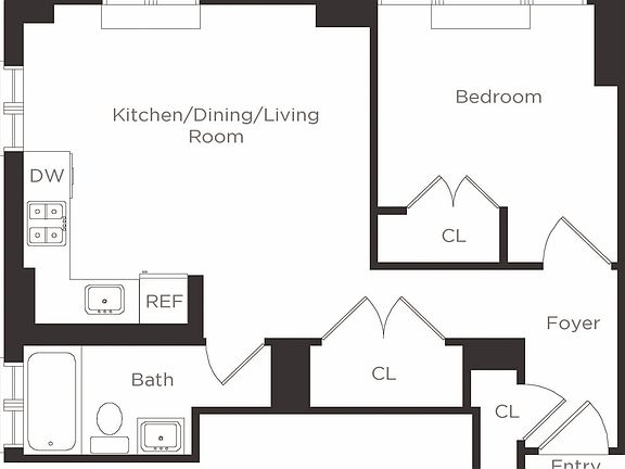 2nd image of 250 W 19th St APT 3D