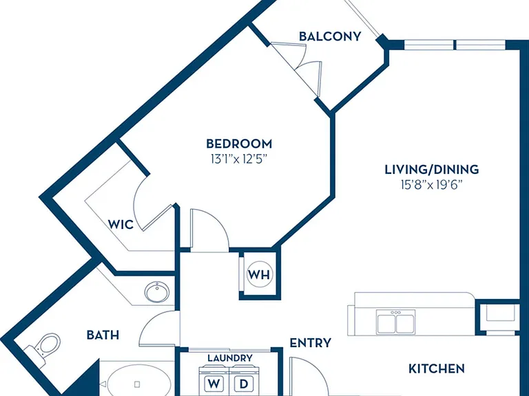 1 Bedroom | 1 Bath | 777 SF | Renovated 1 Bedroom | 1 Bath | 777 SF | Renovated