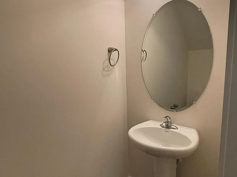 Half bathroom downstairs